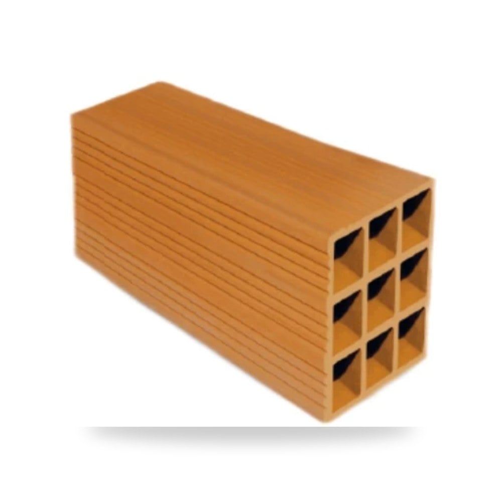طوب احمر هولو 9 فتحات 40 × 20 × 15 سم وزن 7.7 40 × 20 × 15 سم الطوب الأحمر