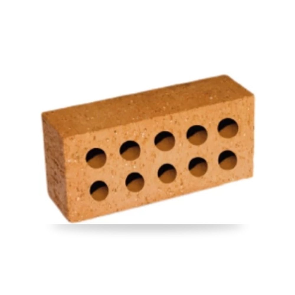 طوب احمر أسترالي مخرم 23 × 11 × 7 سم وزن 2.3 23 × 11 × 7 سم أحمر الطوب الأحمر