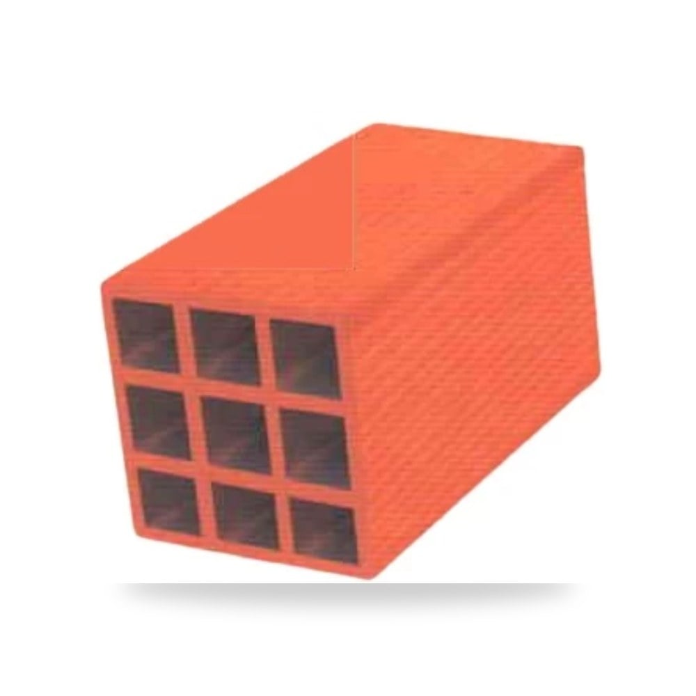 طوب احمر مفرغ 9 فتحة 30 × 20 سم وزن 7.5 30 × 20 سم الميمنى موديل 484