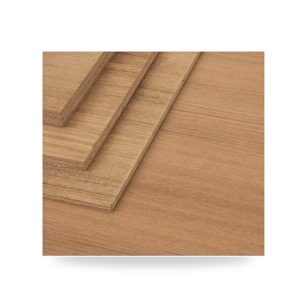لوح خشب أبلكاش قشرة تيك طبيعي Teak 3.6 مم مقاس 122×244 سم للأبواب والديكور موديل 272