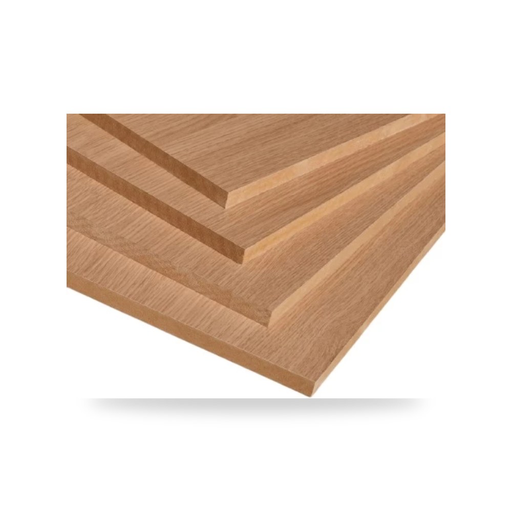لوح خشب MDF مكسو بـ قشرة خشب ماهوجني طبيعي (Mahogany Veneer) سماكة 18 مم مقاس 1220×2440