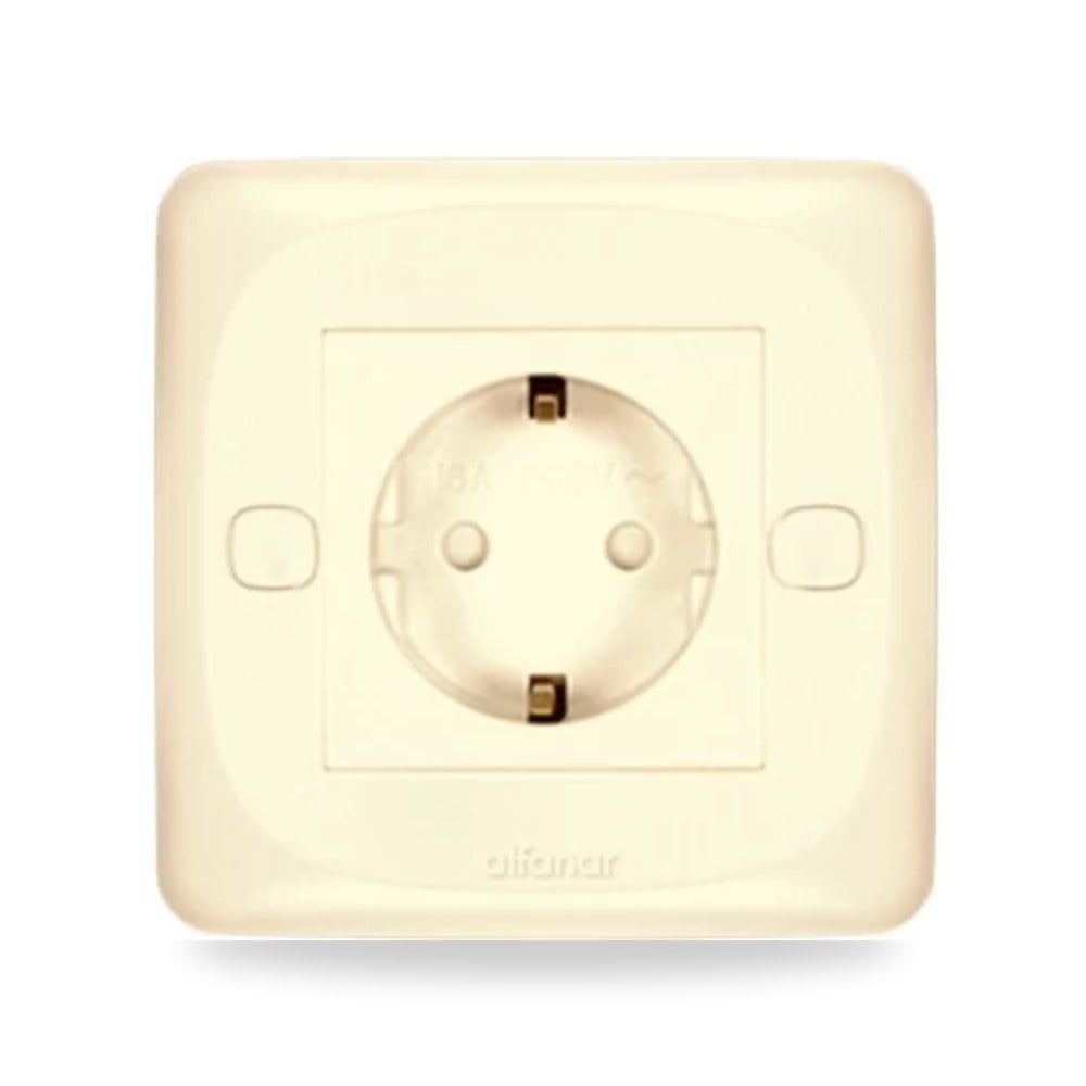 فيش كهرباء 16 أمبير 7 × 7 سم موديل ميرا الفنار موديل mira-size-7x7-colour-beige-870