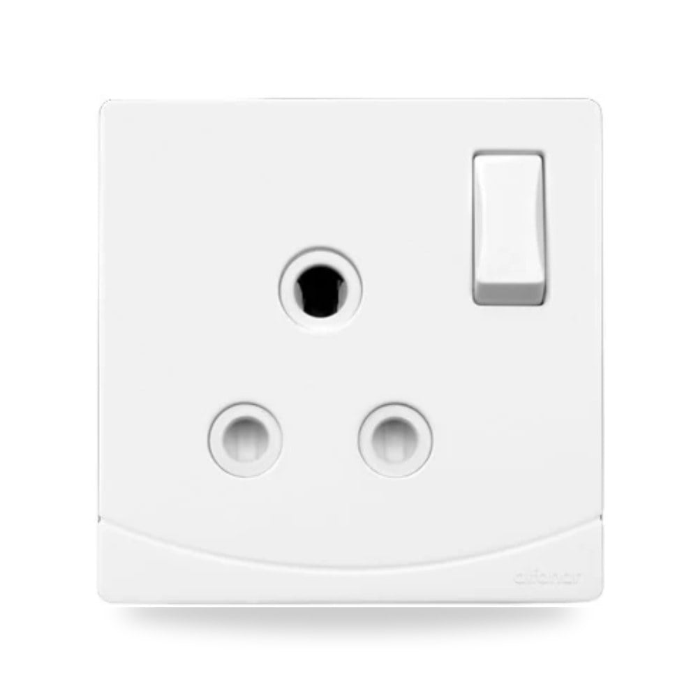 فيش كهرباء بمفتاح ثنائي القطب 13 أمبير 7 × 7 الفنار موديل sidra-size-7x7-colour-white-534