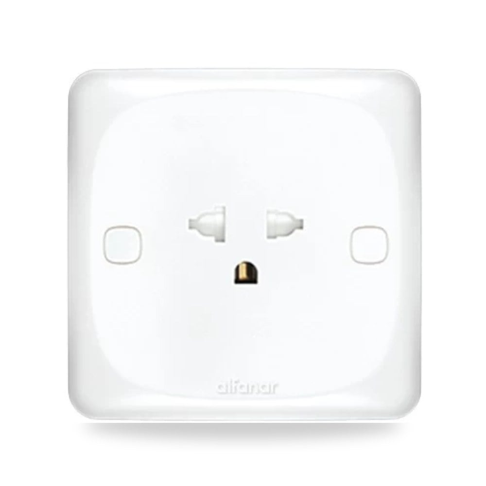 فيش كهرباء ثلاثي الفتحات 16 امبير 7 × 7 سم الفنار موديل mira-size-7x7-colour-white-746