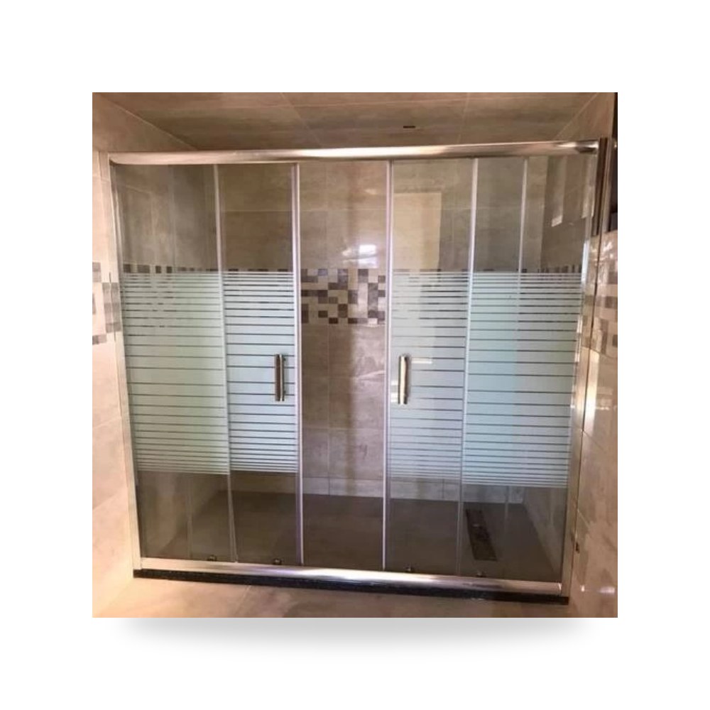 كابينات استحمام زجاجية سمك 6 مم موديل 395