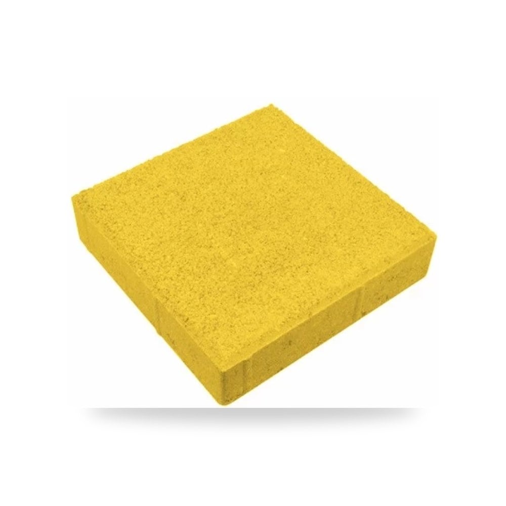 بلاط انترلوك مربع هولاند خشن 600×600 مم اصفر سمك 6 سم اصفر موديل 931