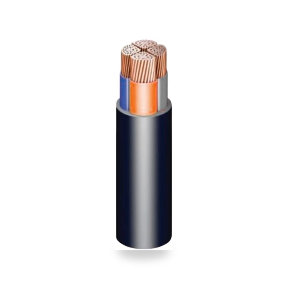 كابل نحاس PVC مجدول مثلثي 4 خطوط 1000 متر كابلات الرياض موديل 419