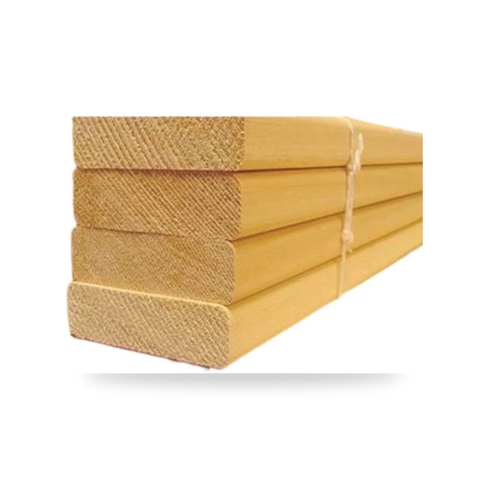 خشب أبيض روماني طبيعي عالي الجودة مقاس 7.5 × 7.5 سم × 300 سم لأعمال البناء والأسقف