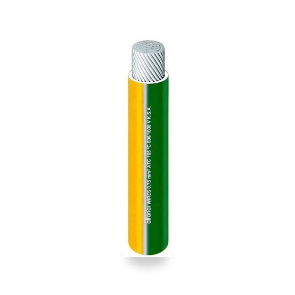 لفة سلك مفرد 50mm2 600 - 1000 فولت، موصل نحاس لفة 300 قدم (100 ياردة) الفنار موديل 996