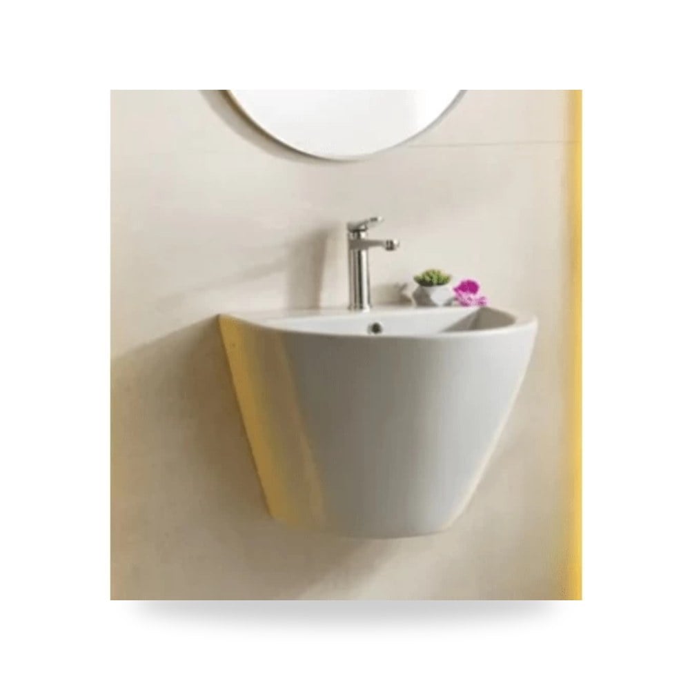 حوض مغسلة معلق ابيض موديل white-color-121