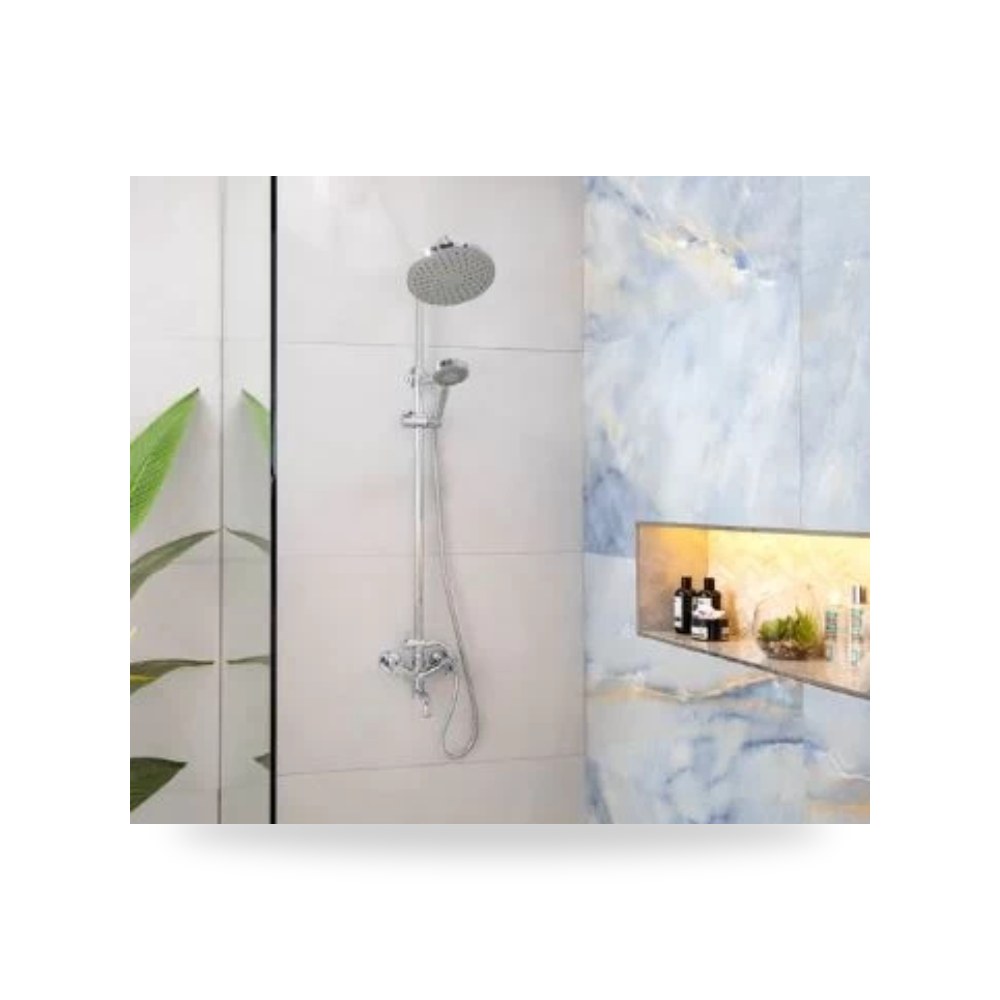 خلاط شاور استحمام ود 90 × 43 × 13.5 سم، وزن كروم موديل 648