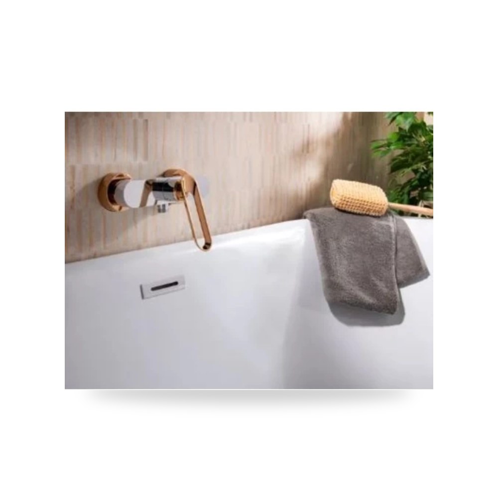 خلاط استحمام 33 × 29 × 45.5 سم لون ذهبي وردي روز جولد موديل 900