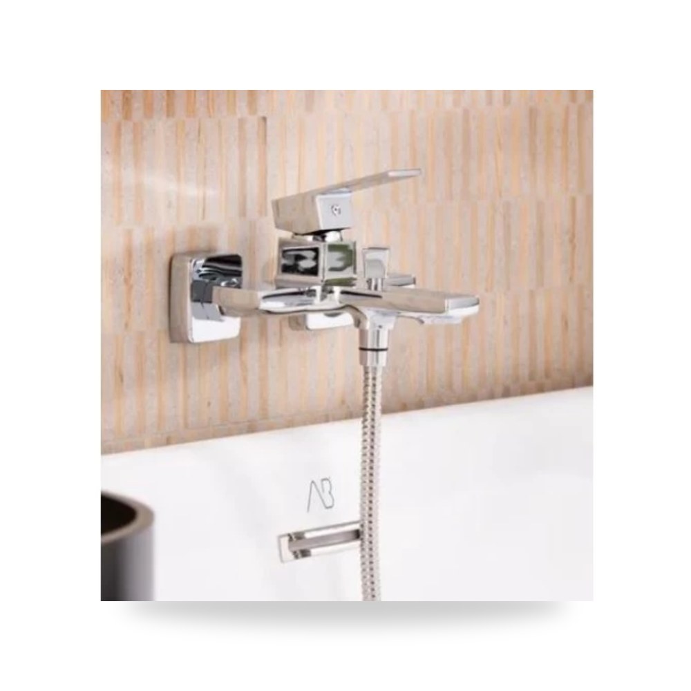 خلاط حوض استحمام كروم نحاس أصفر (Brass) موديل 502