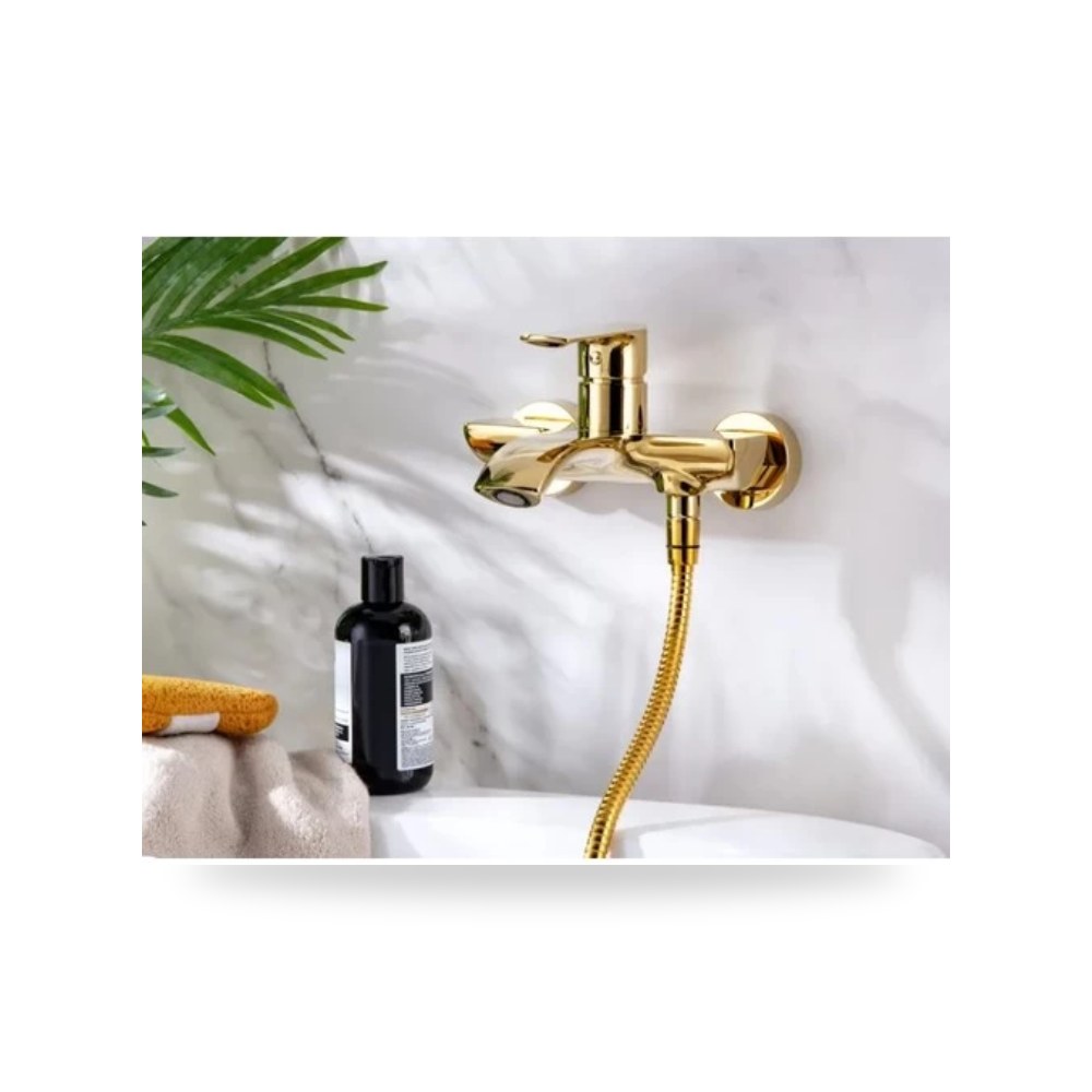 خلاط حوض استحمام ذهبي موديل gold-color-530