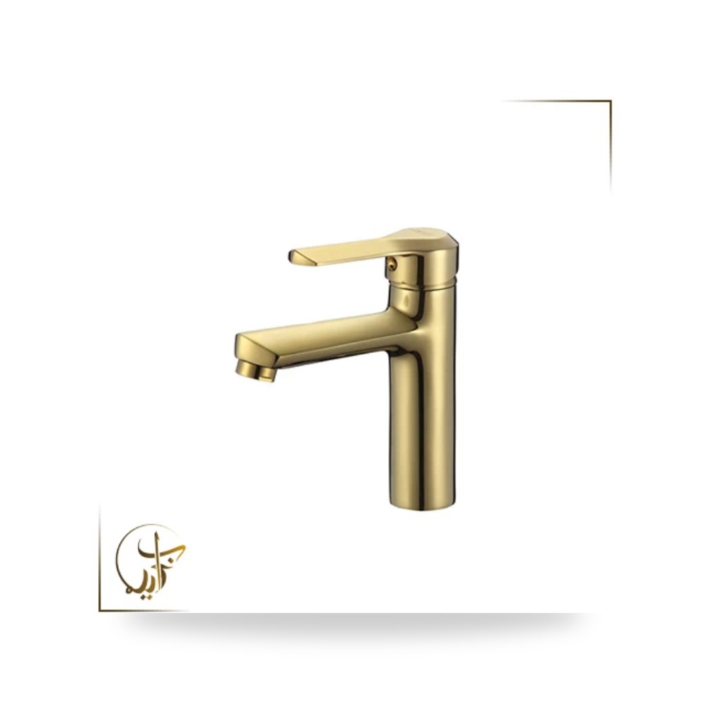 خلاطات مغاسل اتوماتيك ذهبي موديل 585