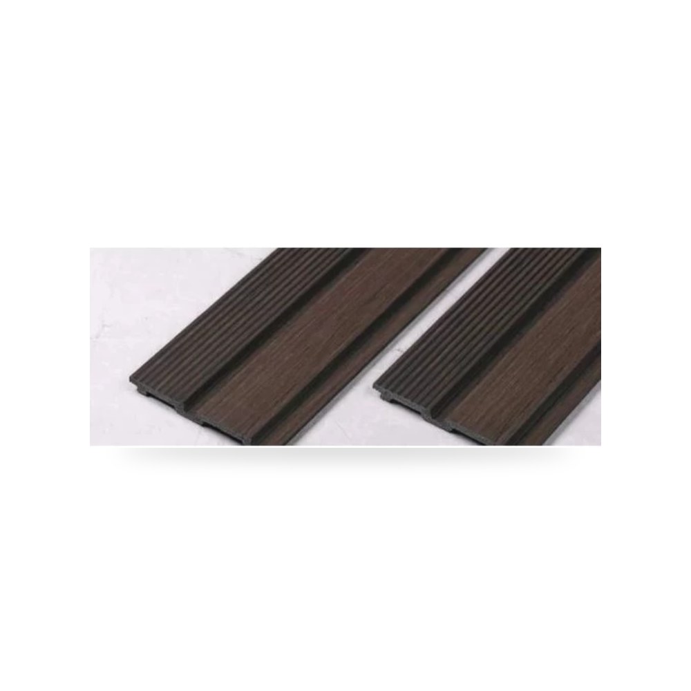 ألواح تكسية جدران داخلية بديل الخشب المضلع Fluted Panel مقاس 12 × 290 سم لون بني خشبي