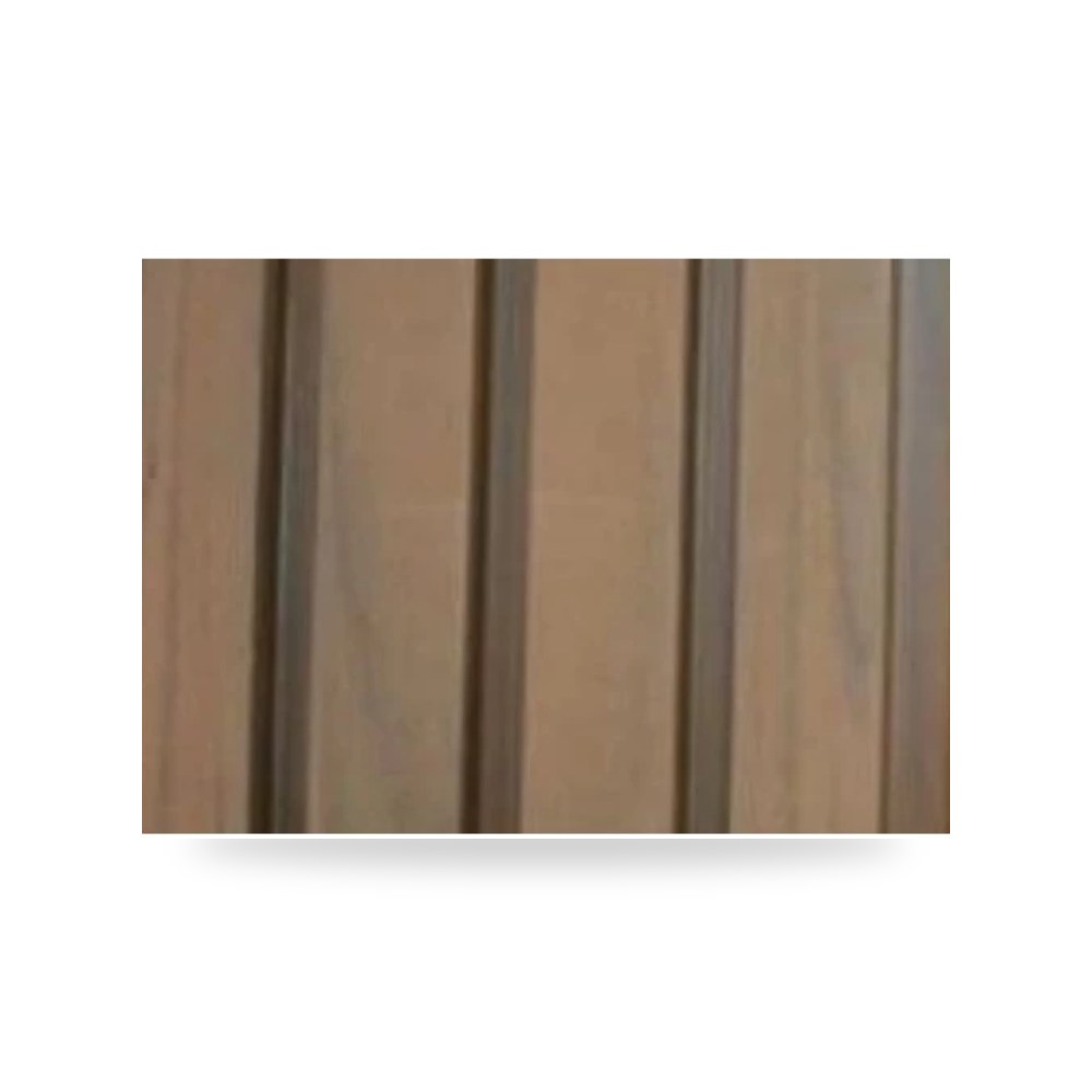 ألواح تكسية جدران داخلية بديل الخشب المضلع Fluted Panel مقاس 15 × 290 سم لون بني خشبي