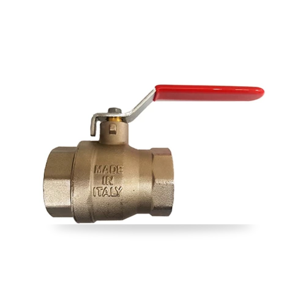 صمام كروي ايطالي 1 بوصة نحاس 1إنش نحاس أصفر (Brass) موديل 292