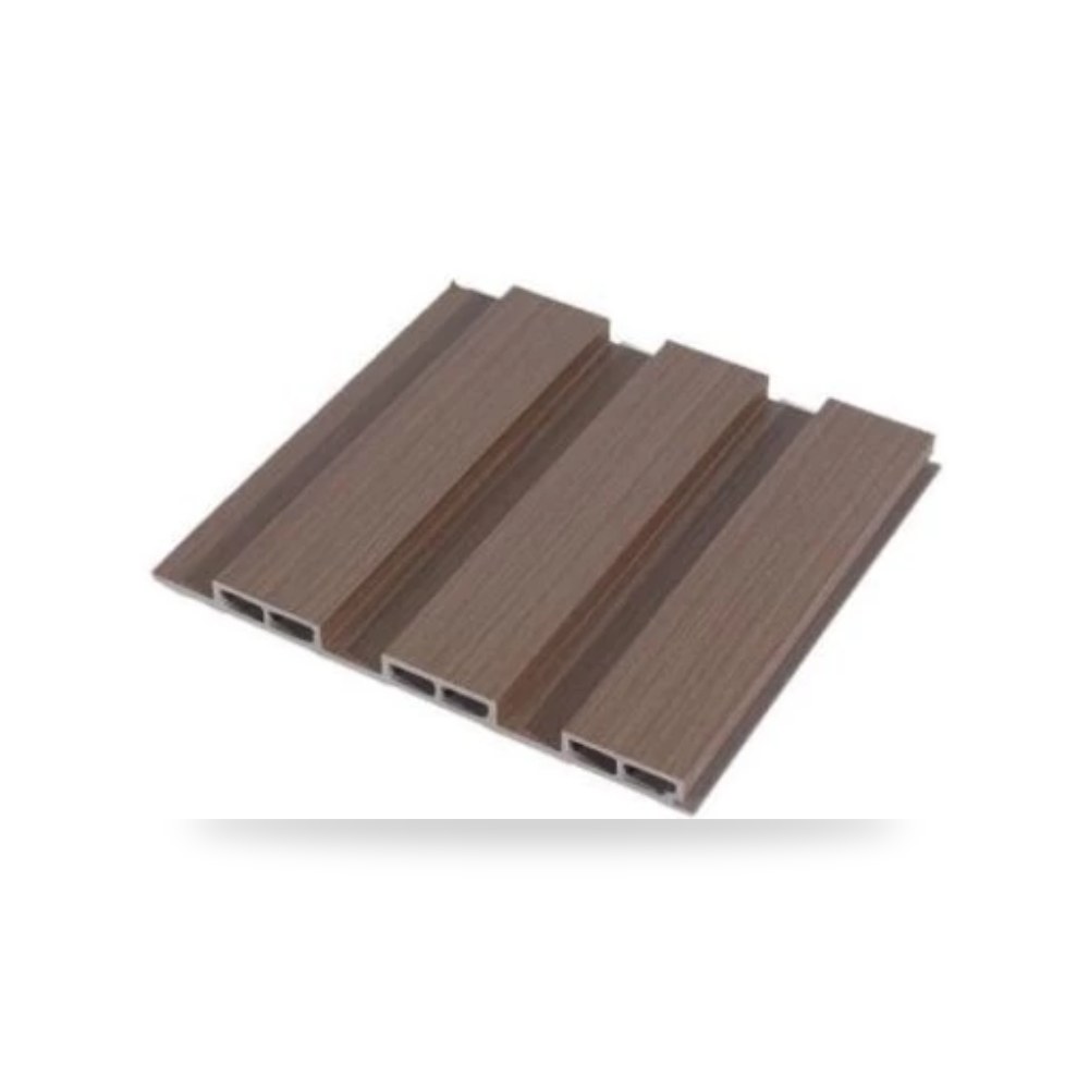 ألواح تكسية جدران داخلية بديل الخشب المضلع Fluted Panel مقاس 290 × 20 سم لون بني خشبي
