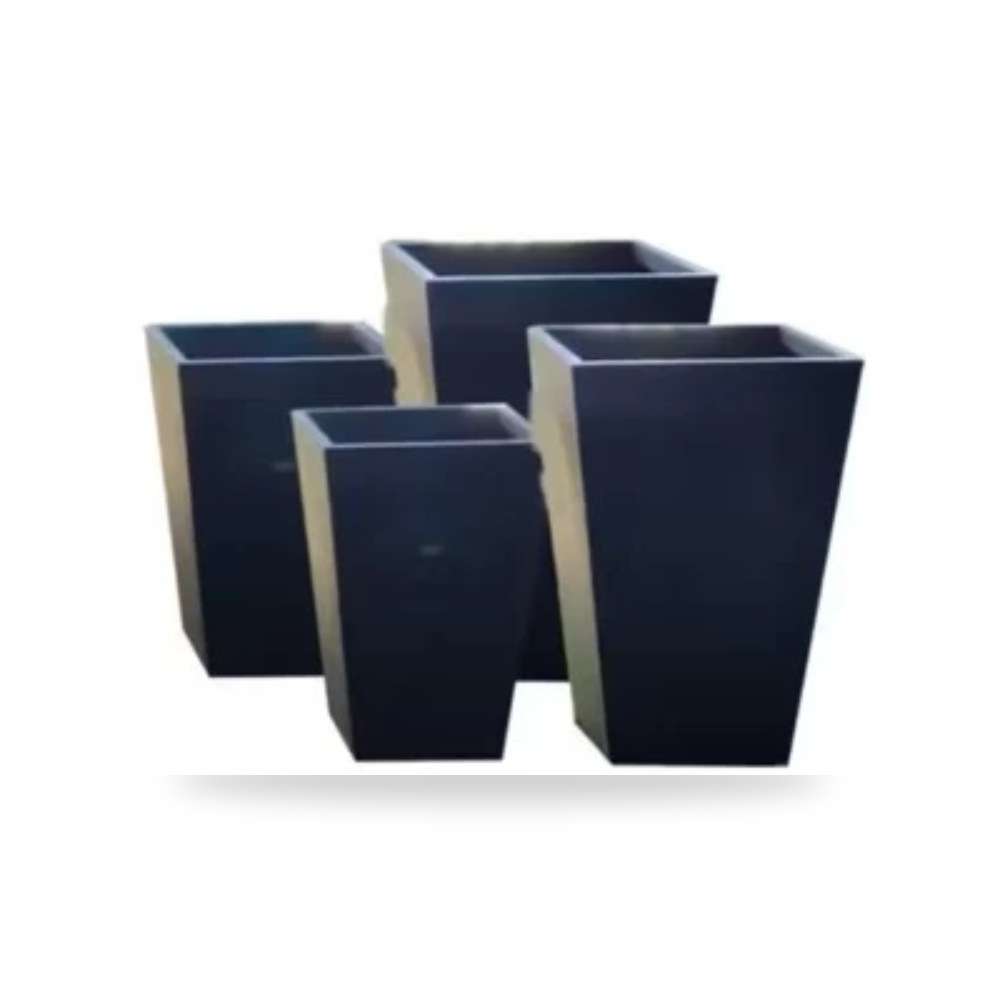 احواض زرع فيبر جلاس 35 × 23 سم رمادى غامق موديل 293