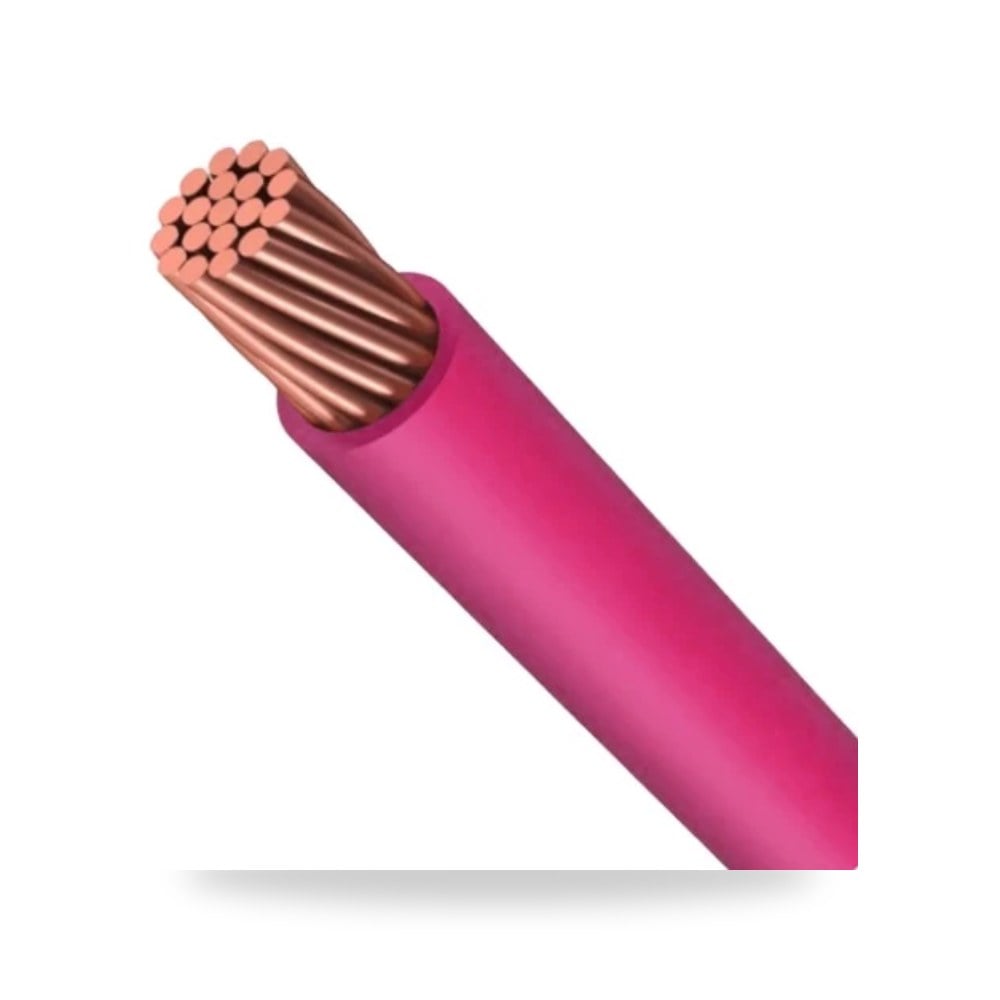 سلك كهرباء نحاس مقاس 14 AWG 600 فولت زهري 500 قدم كابلات الشرقية موديل 858