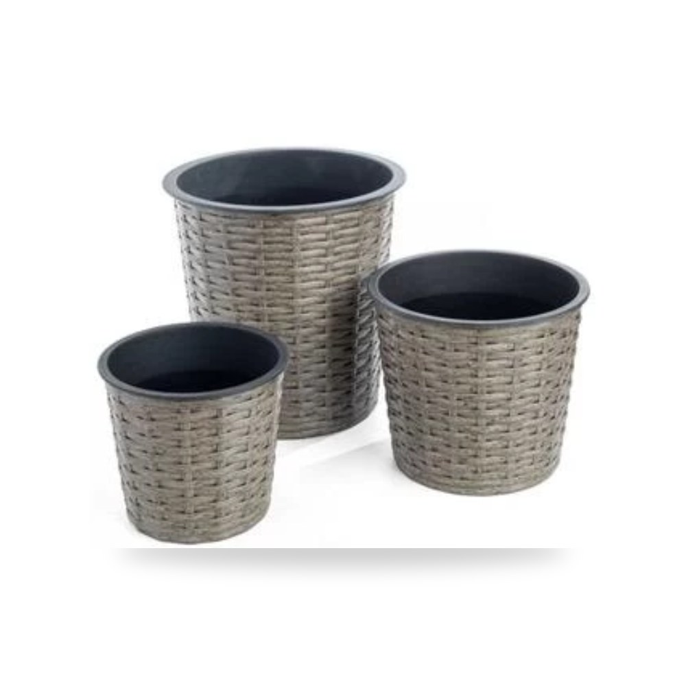 مراكن بلاستيك 20 × 17 سم بنى موديل 685