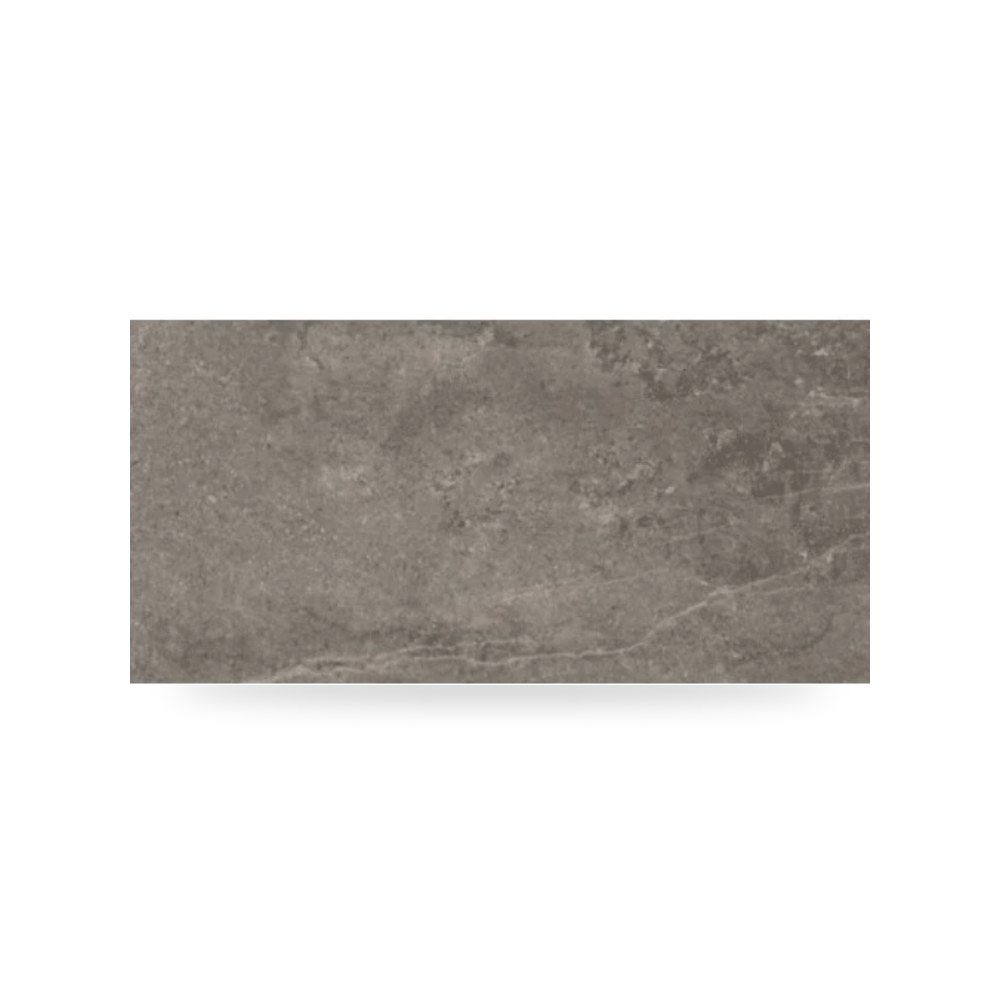 بلاط بورسلان أرضيات وجدران إسباني مقاس 45 × 45 سم تشطيب ناعم لون رمادي داكن طراز R-180132