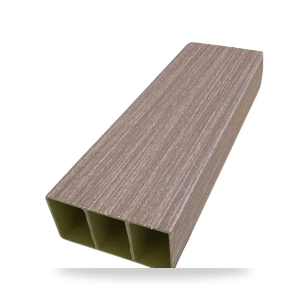 أعمدة تقسيم داخلي بديل الخشب PVC 10×5 سم بني موديل qs-2250-1-645