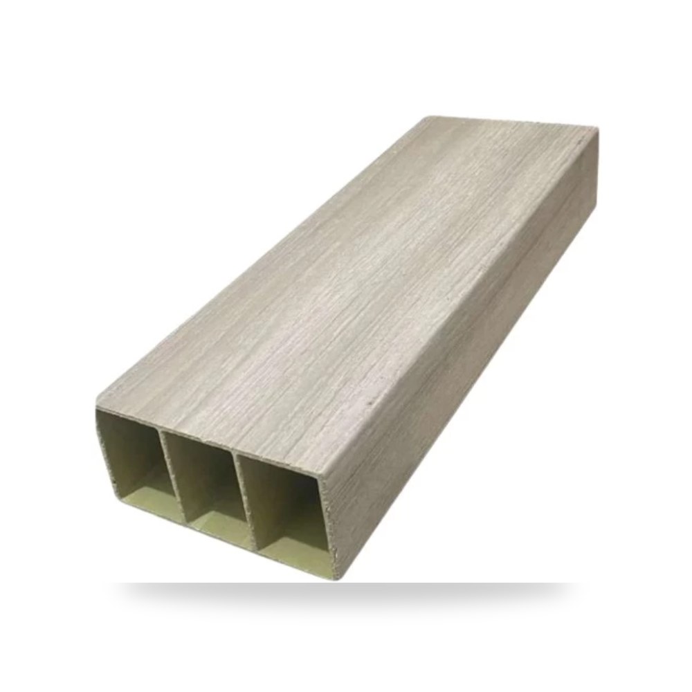 أعمدة بديل الخشب بارتشن PVC 10×5 سم، ارتفاع موديل qs-2250-8-152