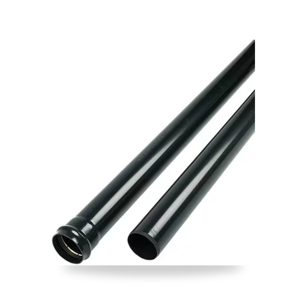 UPVC أنابيب الصرف الصحي تحت الأرض اسود المنار للمواسير موديل 212
