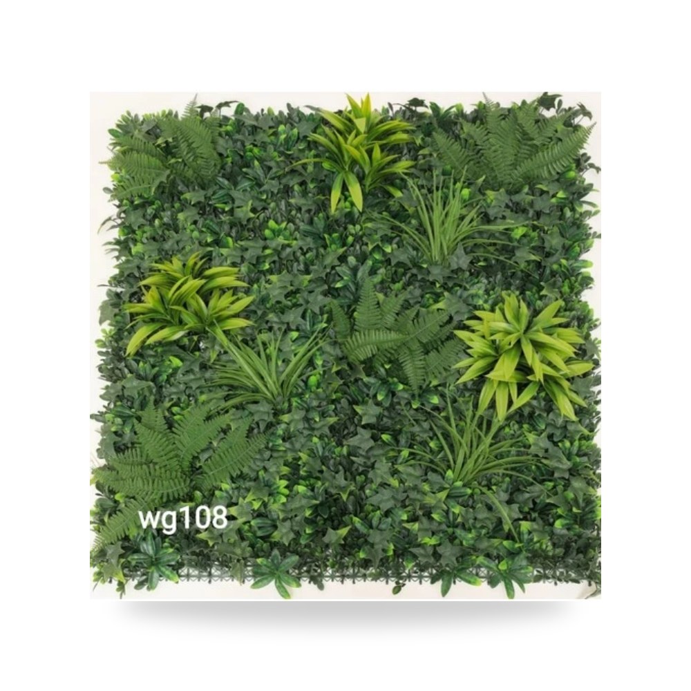 اعشاب صناعيه جداريه(3D) اخضر موديل wg108-845