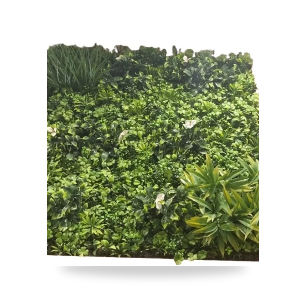 اعشاب صناعيه جداريه(2D) 100 × 100 سم اخضر موديل 610