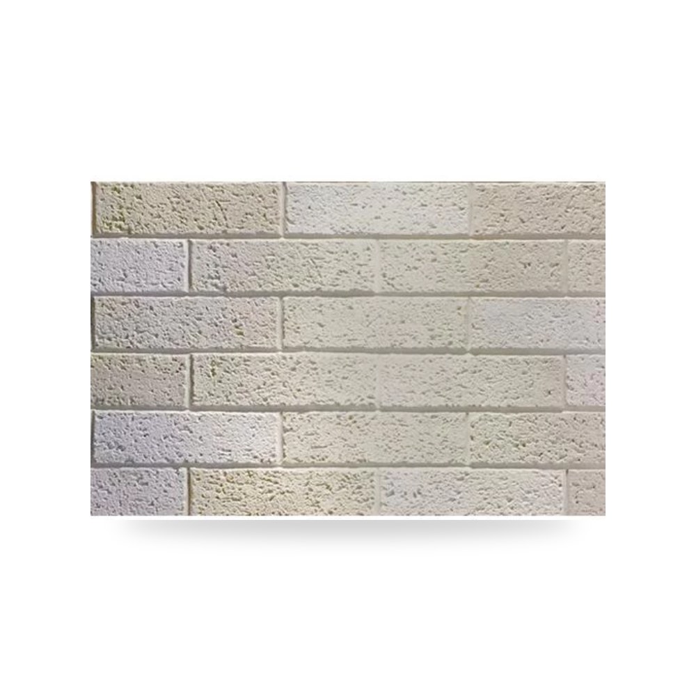 ألواح طين معالجة بنمط طوب فاسنج بريك 62 × 222 ابيض موديل r-053c4-872