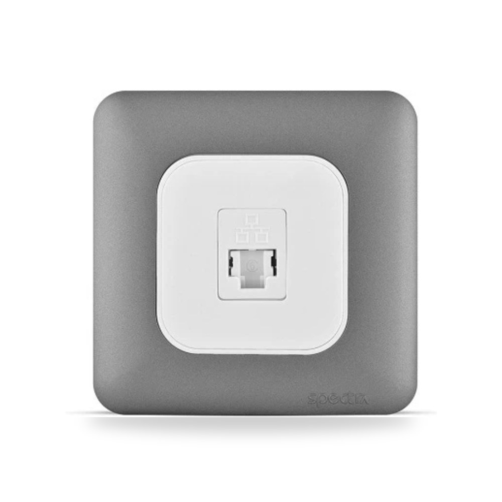 فيش RJ11 مع غطاء أمان 6P6C مفرد، 7×7 سم، لون شركة اكفأ الحديثة للصناعة (SPECTRA) موديل 799