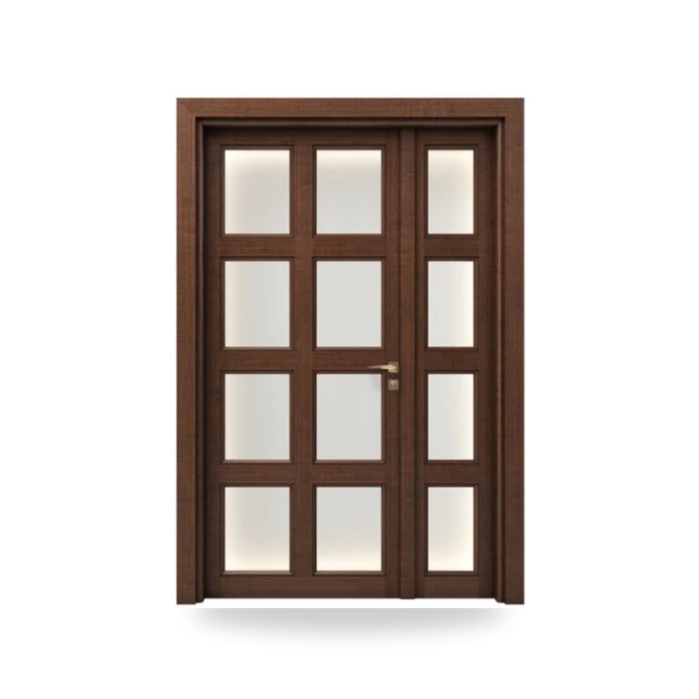 باب خشب مزدوج كلاسيكي للمداخل والصالونات 160 × 235 سم موديل 331 GBR05
