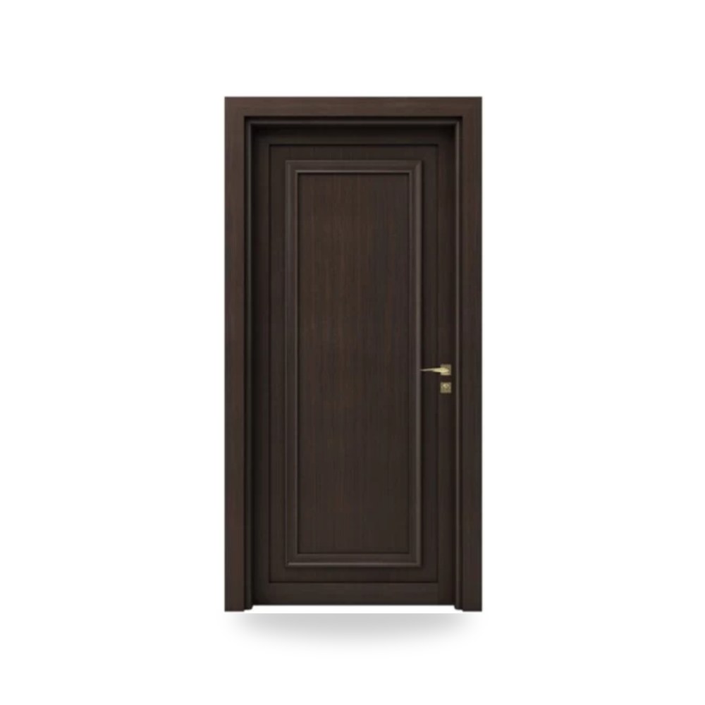 باب خشب بريميوم سوبريم كلاس مقاس 115 × 235 سم سماكة 6 سم لون بني محروق كود EX07