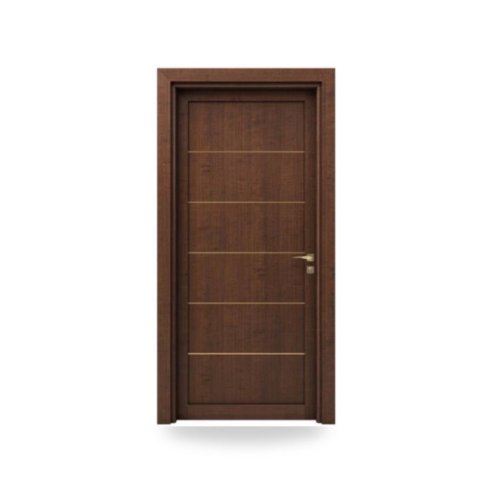 باب خشبي داخلي فاخر عالي الجودة 235 × 115 سم لون بني موديل gm01-269 YT-47529826