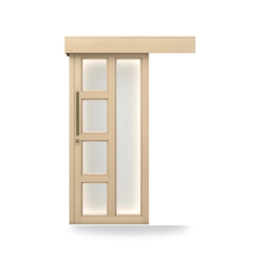 باب سحاب خشبي بريميوم فاخر بتصميم عصري 600×600 سم موديل number-gpr07-524