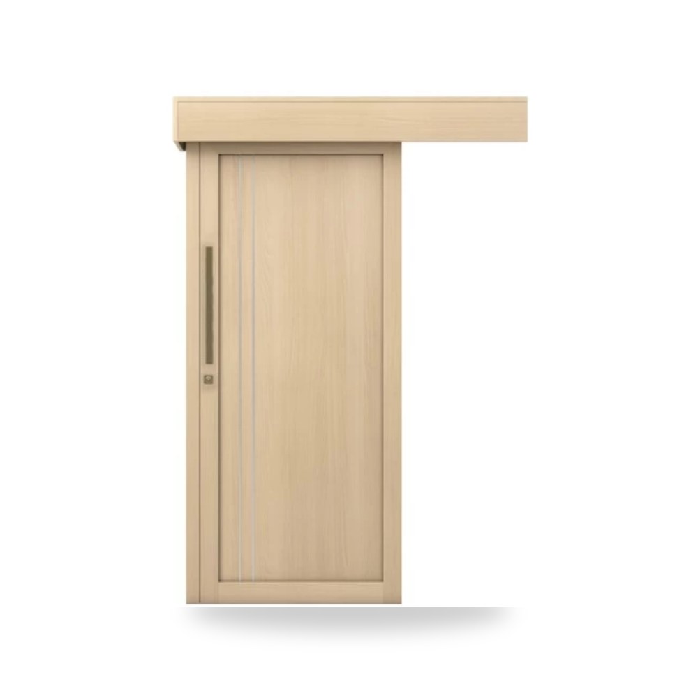 باب سحاب خشبي 600 × 600 سم سمك 6 سم خشب فاتح - YT-27805496 موديل m02-569