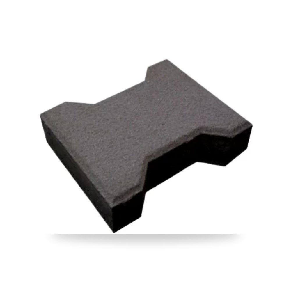 بلاط رصيف انترلوك بيهاتون 198 × 163 × 80 مم سمك 8 سم اسود اوبال موديل 233