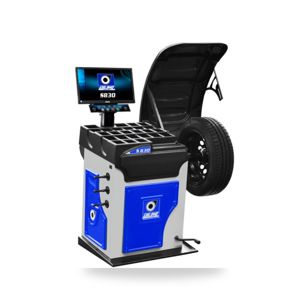 ماكينة ترصيص عجلات إس 830 شاشة لمس 3D أمريكي جيوليانو (Giuliano Automotive) موديل S830