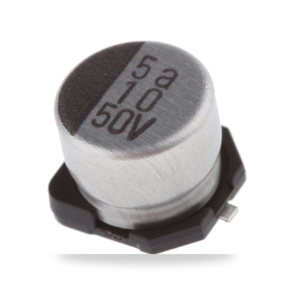 مكثف ألمنيوم 10 بيكوفاراد 50 فولت صناعي RS ريمكو للتوريدات الصناعية (Reemco Industrial)