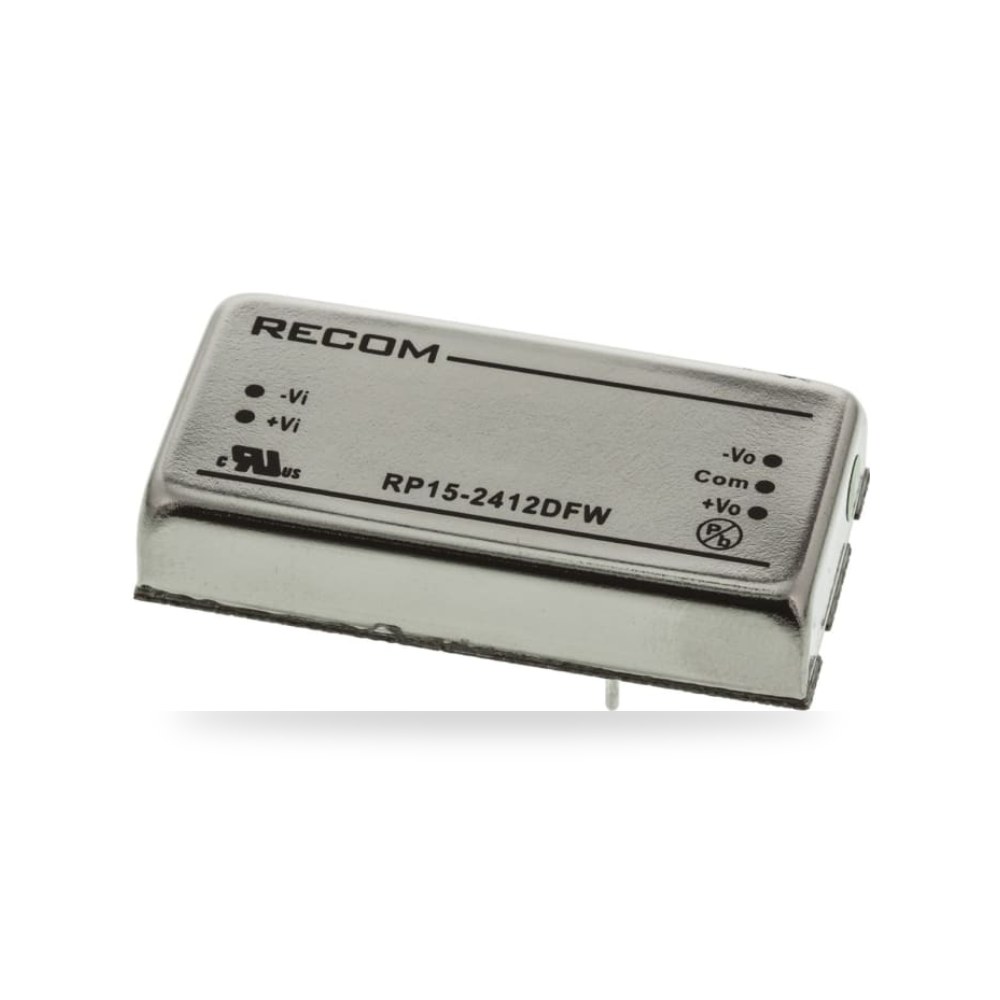محول جهد DC DC 12 فولت 15 واط صناعي ريمكو للتوريدات الصناعية (Reemco Industrial)