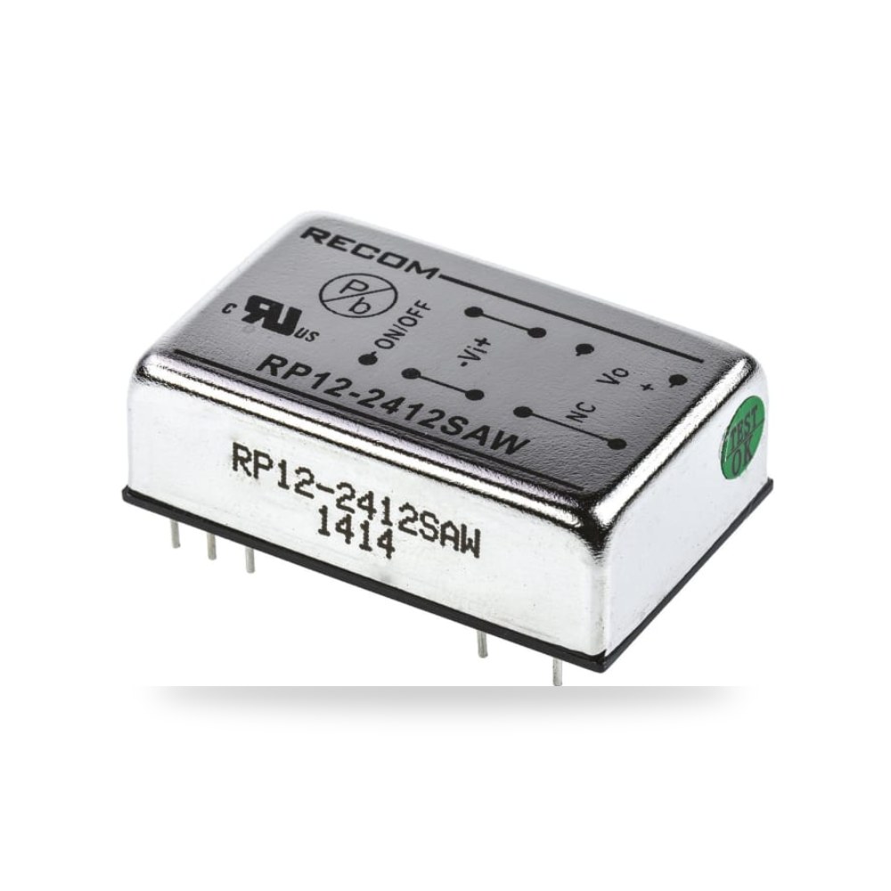 محول جهد DC DC 12 فولت 12 واط صناعي ريمكو للتوريدات الصناعية (Reemco Industrial)
