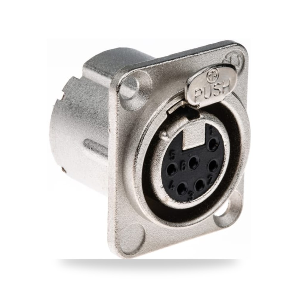 موصل صوت وإشارات XLR احترافي معتمد 50 فولت 6 ريمكو للتوريدات الصناعية (Reemco Industrial)