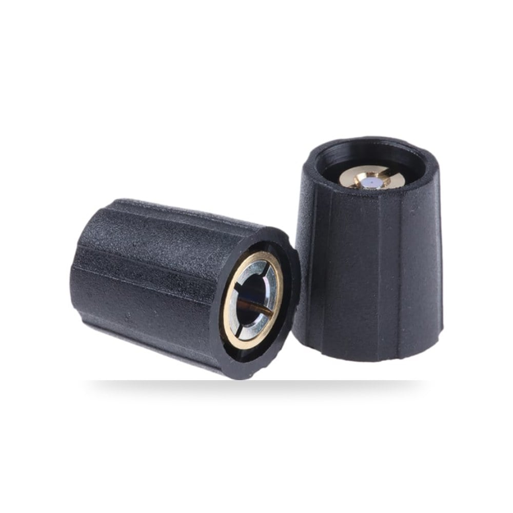 مقبض تحكم بكره لبوتنشيوميتر (عمود 4mm, قطر 11.5 mm) Reemco Industrial موديل S110004-BLK آر إس