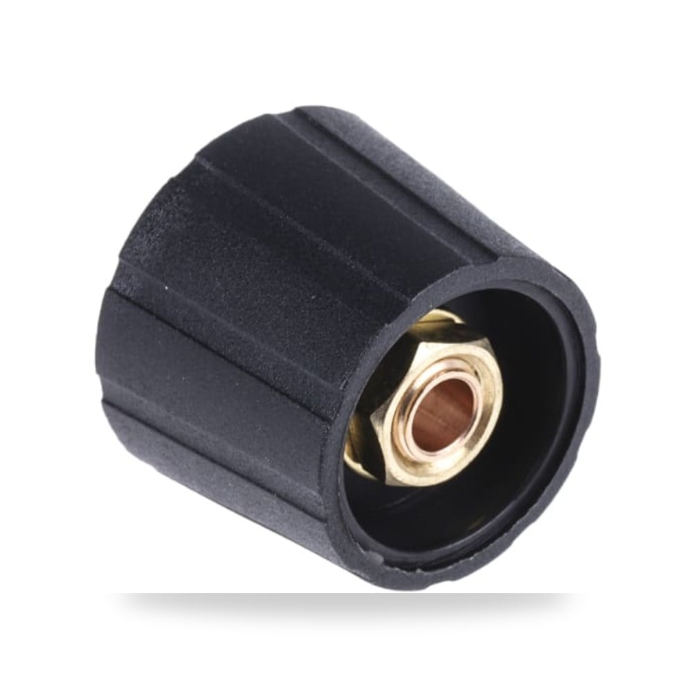 مقبض تحكم بكره لبوتنشيوميتر (عمود 6mm, قطر 21.5 mm) Reemco Industrial موديل S210006-BLK آر إس