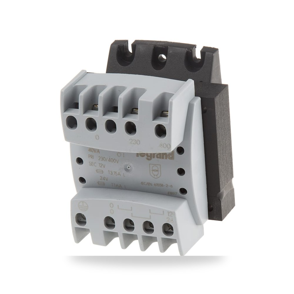 محول عزل وتحكم سكة دين ريل 40 VA 40 فولت RS ريمكو للتوريدات الصناعية (Reemco Industrial)