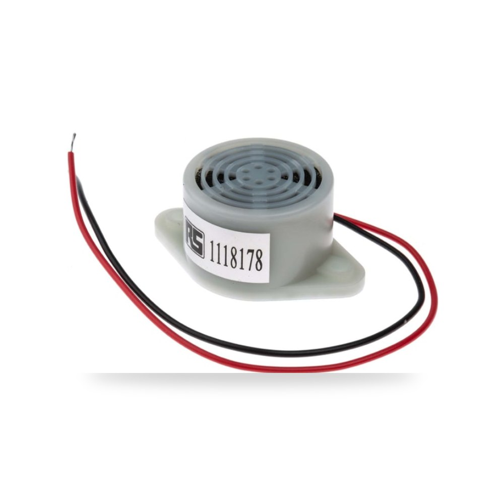طنان بيزو صوتي إلكتروني 95 ديسيبل 12V RS PRO ريمكو للتوريدات الصناعية (Reemco Industrial)