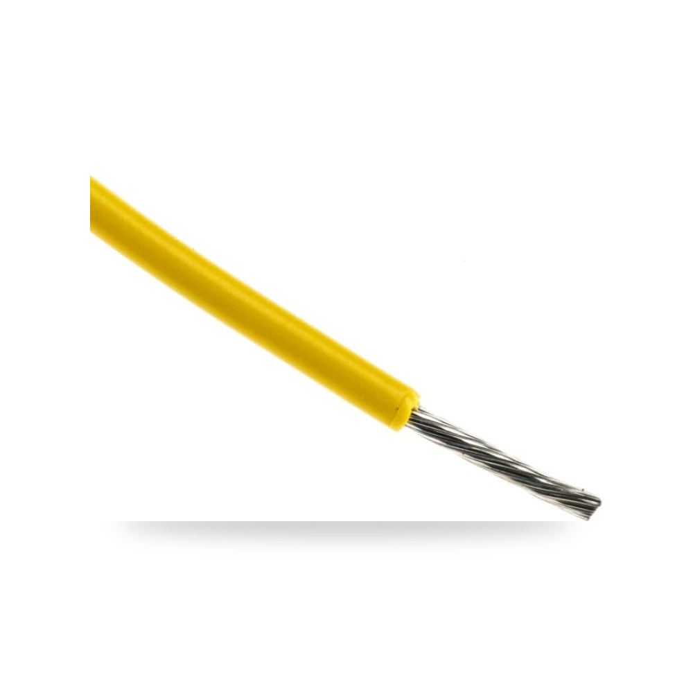 سلك توصيل مرن بوردات 18 AWG أصفر 305 متر RS ريمكو للتوريدات الصناعية (Reemco Industrial)